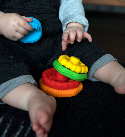 Baby Einstein Stable- og Bidelegetøj - Stack & Teethe - Multi-te