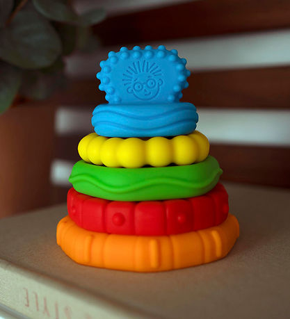 Baby Einstein Stable- og Bidelegetøj - Stack & Teethe - Multi-te