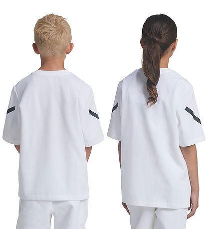 adidas Performance T-Shirt - J ZNE TEE - Hvid/Sort adidas Performance T-Shirt - J ZNE TEE - Hvid/Sort