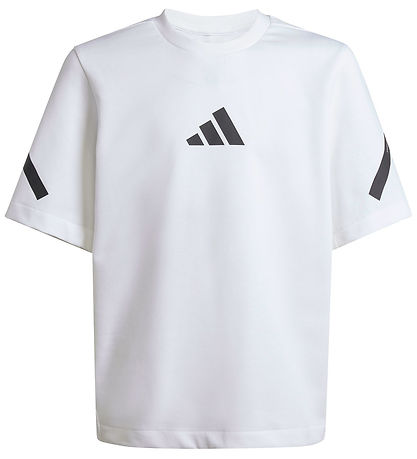adidas Performance T-Shirt - J ZNE TEE - Hvid/Sort adidas Performance T-Shirt - J ZNE TEE - Hvid/Sort