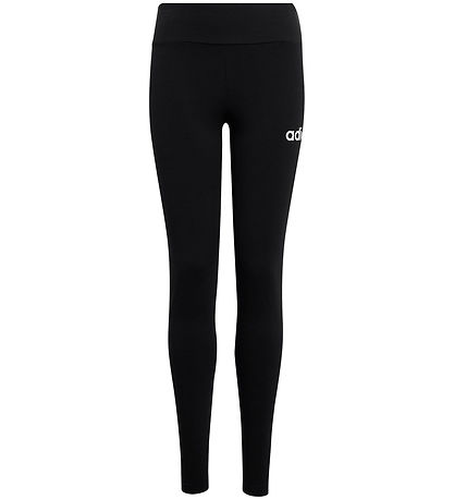adidas Performance Leggings - JG LIN LEG 230 - Sort/Hvid adidas Performance Leggings - JG LIN LEG 230 - Sort/Hvid