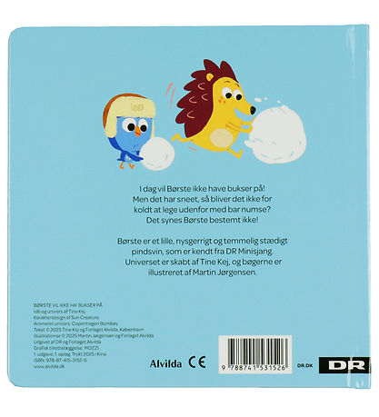Alvilda Book - Brush Won't Have Trousers On - Danish