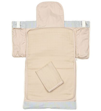 Cam Cam Pusletaske - Fold-Out - Classic Stripes Blue Cam Cam Pusletaske - Fold-Out - Classic Stripes Blue