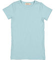 MarMar T-shirt - Rib - Modal - Tago - Heavenly Blue MarMar T-shirt - Rib - Modal - Tago - Heavenly Blue