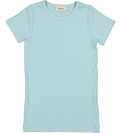 MarMar T-shirt - Rib - Modal - Tago - Heavenly Blue MarMar T-shirt - Rib - Modal - Tago - Heavenly Blue
