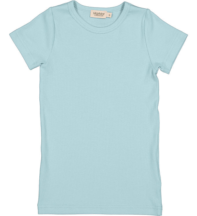 MarMar T-shirt - Rib - Modal - Tago - Heavenly Blue