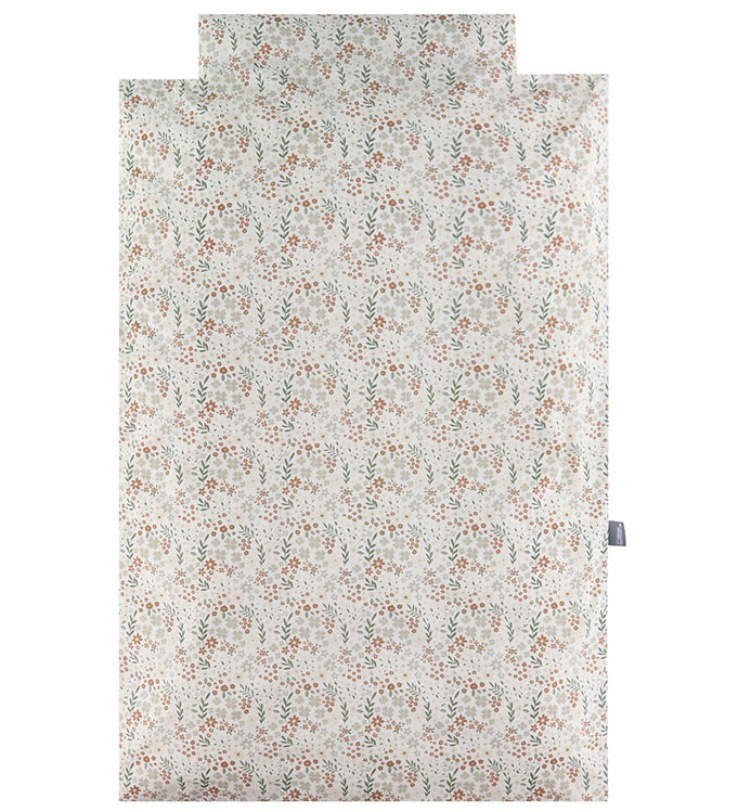 Nørgaard Madsens Sengetøj - Baby - Off White m. Beige og Brune B