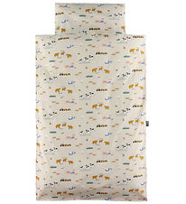 Nørgaard Madsens Sengetøj - Junior - Beige m. Bondegård