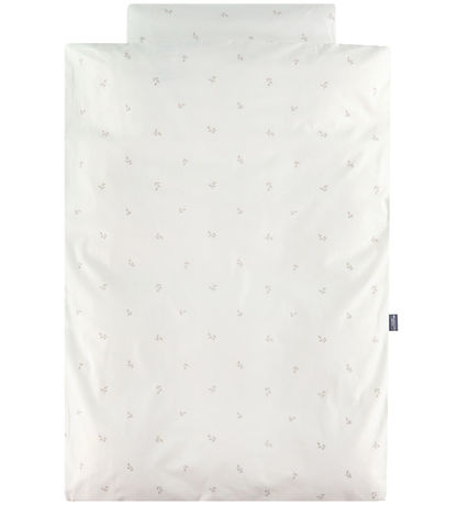 Nørgaard Madsens Sängkläder - Junior - Vit m. Beige Blad