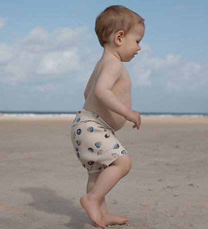Petit Piao Blebadebukser - Diaper - Clam