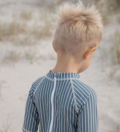 Petit Piao Badeheldragt - Blue Mirage/Off White