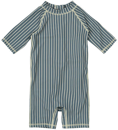 Petit Piao Badeheldragt - Blue Mirage/Off White