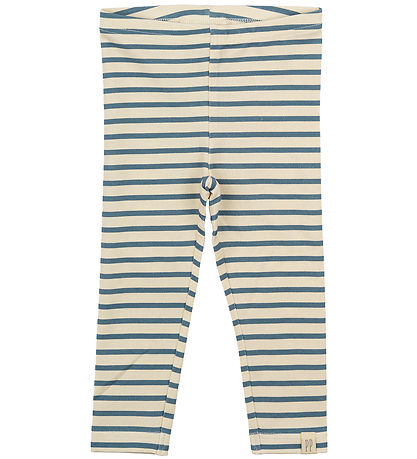 Petit Piao Leggings - Sum - Blue Mirage/Off White