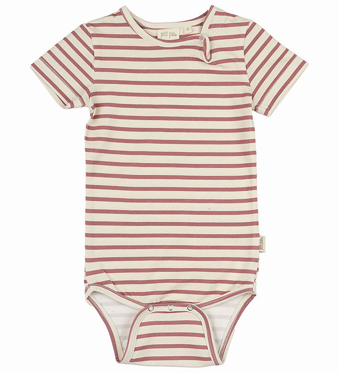 Petit Piao Body k/æ - Sum - Withered Rose/Off White