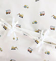 Nørgaard Madsens Bedding - Baby - White w. Work machines