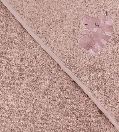 Nørgaard Madsens Babyhåndklæde - 75x75 cm - Mauve m. Enhjørning Nørgaard Madsens Babyhåndklæde - 75x75 cm - Mauve m. Enhjørning