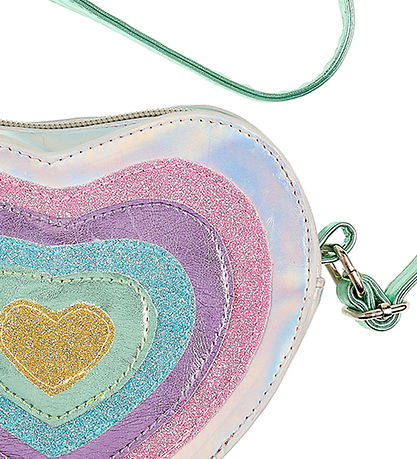 Souza Taske - Cilou Heart - Silver/Multi Glitter Souza Taske - Cilou Heart - Silver/Multi Glitter
