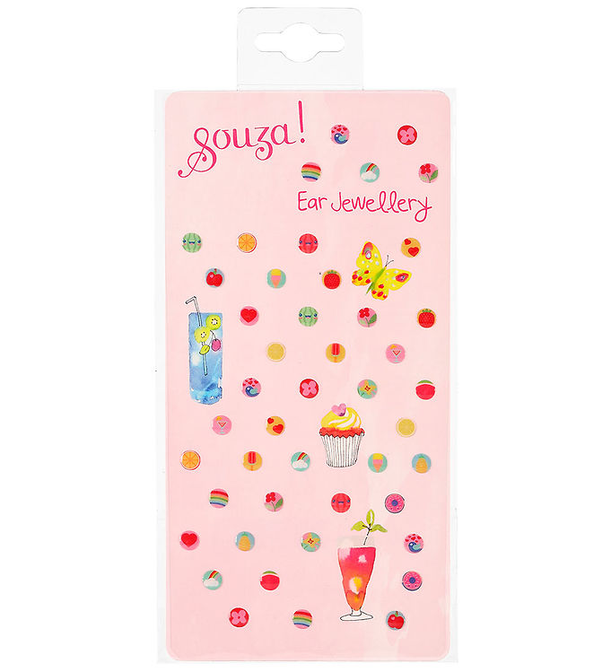 Souza Øreringe Klistermærker - 45 stk - Fruit