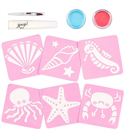 Souza Tatoveringssæt - Glitter - Havfrue Souza Tatoveringssæt - Glitter - Havfrue