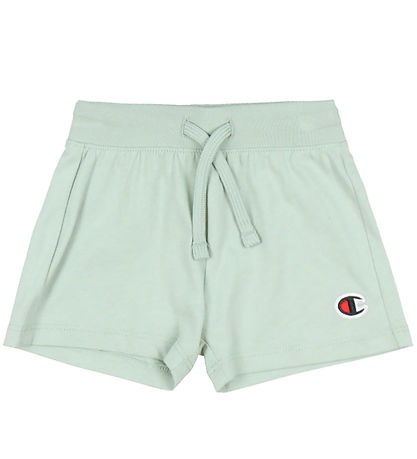Champion Shortssæt - T-shirt/Shorts - Dusty Green m. Logo