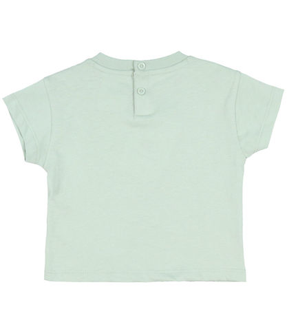 Champion Shortssæt - T-shirt/Shorts - Dusty Green m. Logo