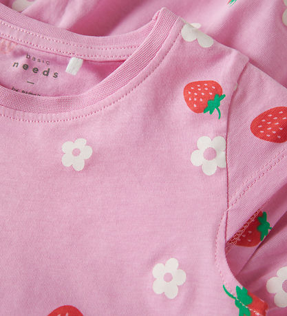 Name It Kjole - NmfVigga - Noos - Pink Frosting/Strawberry