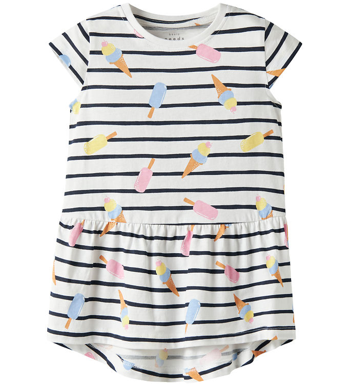 Name It Kjole - NmfVigga - Noos - Bright White/Ice