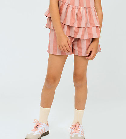 The New Shorts - TnOfelia - Oud Rose Striped