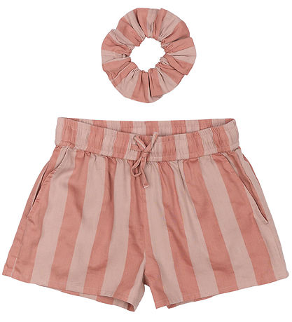 The New Shorts - TnOfelia - Oud Rose Striped