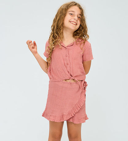 The New Skjorte k/æ - Musselin - TnOriella - Old Rose The New Skjorte k/æ - Musselin - TnOriella - Old Rose