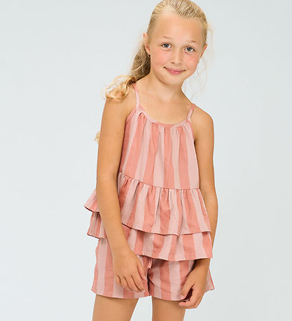 The New Top - TnOfelia -  Old Rose Striped The New Top - TnOfelia -  Old Rose Striped