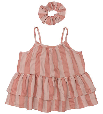 The New Top - TnOfelia -  Old Rose Striped The New Top - TnOfelia -  Old Rose Striped