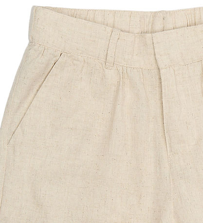 The New Shorts - Hør - TnOmer - Oatmeal The New Shorts - Hør - TnOmer - Oatmeal