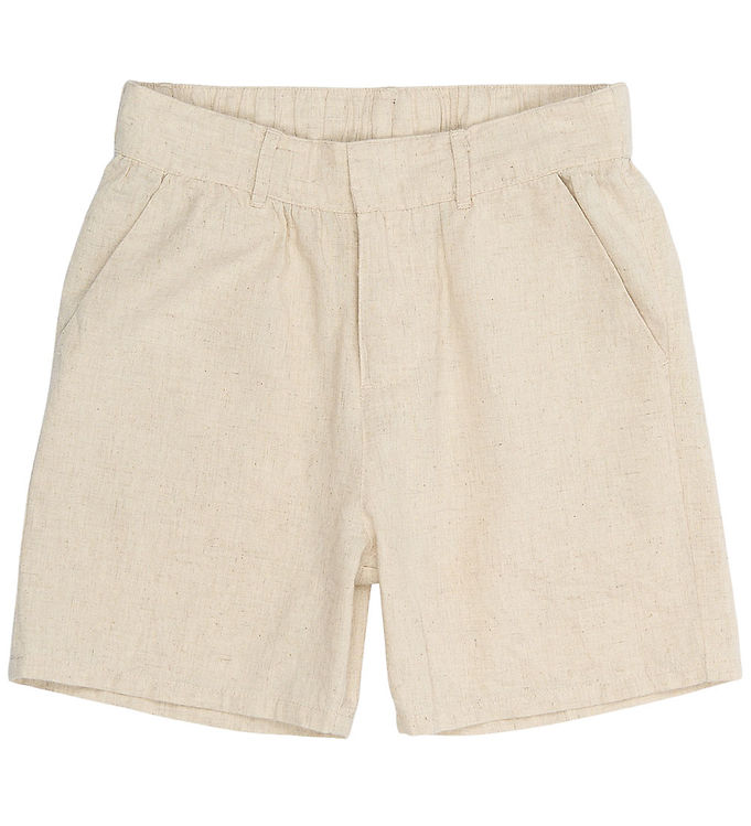 The New Shorts - Hør - TnOmer - Oatmeal