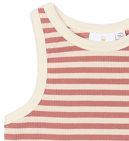 The New Tanktop - TnMoore - Rib - Old Rose Striped