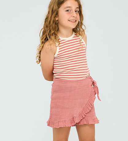 The New Tanktop - TnMoore - Rib - Old Rose Striped
