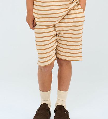 The New Shorts - TnNero - Indian Tan Striped