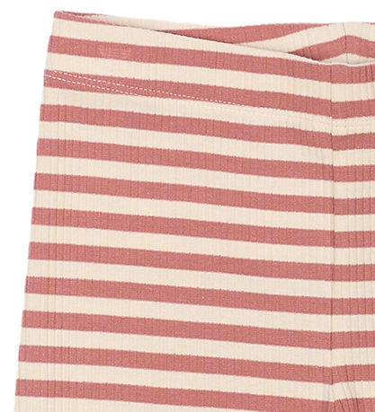 The New Bicycle Shorts - TnMoore - Rib - Old Rose Striped