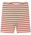 The New Siblings Cykelshorts - TnstFro - Rib - Old Rose Striped The New Siblings Cykelshorts - TnstFro - Rib - Old Rose Striped