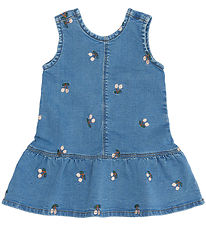 The New Siblings Kjole - TnstOvia - Light Blue Denim EMB The New Siblings Kjole - TnstOvia - Light Blue Denim EMB