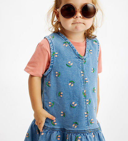 The New Siblings Kjole - TnstOvia - Light Blue Denim EMB