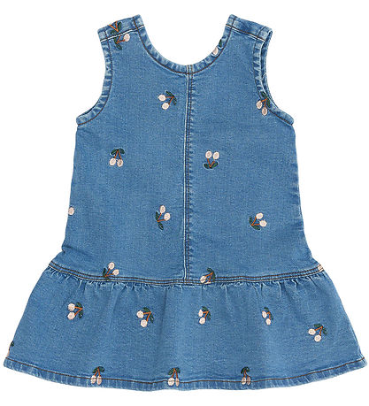 The New Siblings Kjole - TnstOvia - Light Blue Denim EMB The New Siblings Kjole - TnstOvia - Light Blue Denim EMB