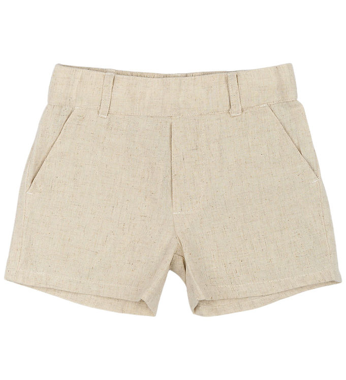 The New Siblings Shorts - Bomuld/Hør - TnstOren - Oatmeal