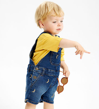 The New Siblings Smækbukser - TnstOtis - Medium Blue Denim EMB