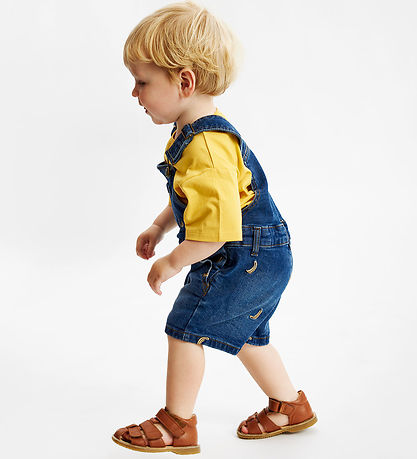 The New Siblings Smækbukser - TnstOtis - Medium Blue Denim EMB