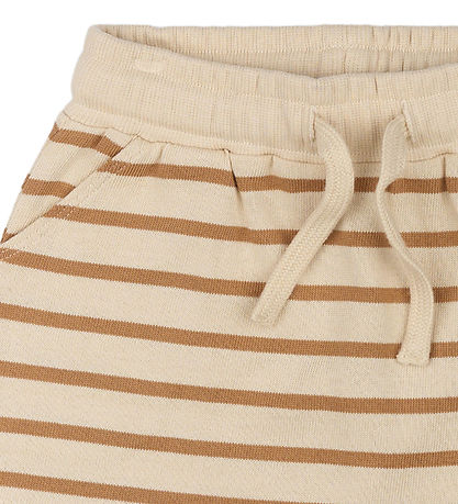 The New Siblings Shorts - TnstNat - Indian Tan Striped
