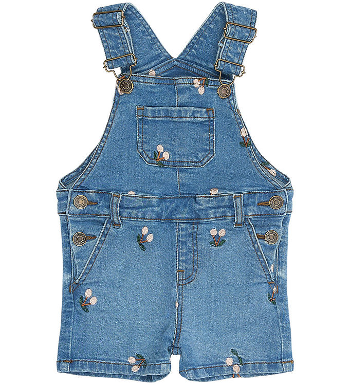 The New Siblings Smækbukser - TnstOvia - Light Blue Denim EMB