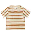 The New Siblings T-shirt - TnstNat - Indian Tan Striped The New Siblings T-shirt - TnstNat - Indian Tan Striped