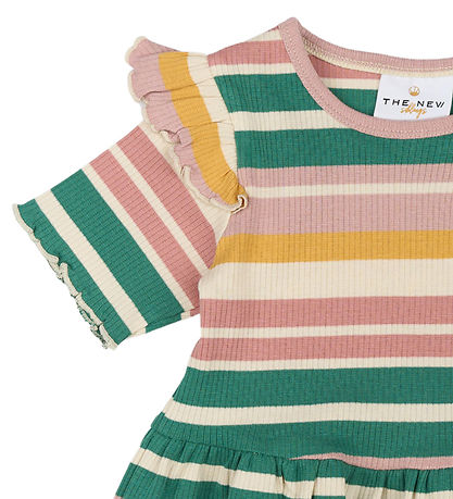 The New Siblings Kjole - TnstOcean - Rib - Multi Striped