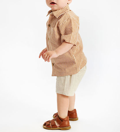 The New Siblings Shirt - TnstOpal - Indian Tan Striped